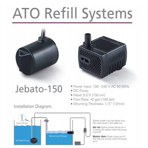 Waterpompen Circulatie Jebao Automatische Vuller Jebato-150 Ato Navulsystemen <span class=keywords><strong>Aquarium</strong></span> Voor <span class=keywords><strong>Aquarium</strong></span> Zoetwater - Product Image 3