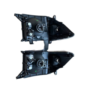 Accesorios para Auto en Oferta, Faros Delanteros Negros Completos con Luz <span class=keywords><strong>Halo</strong></span> para Toyota Land Cruiser Serie 70 Lc79 Lc78 Lc76 - Product Image 3