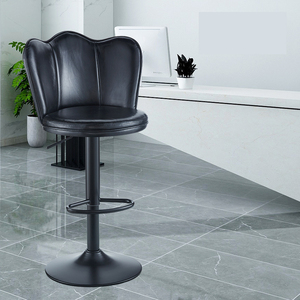 <span class=keywords><strong>Tabouret</strong></span> de comptoir pivotant à <span class=keywords><strong>hauteur</strong></span> de <span class=keywords><strong>snack</strong></span> au design moderne fauteuil de bar en cuir festonné - Product Image 6