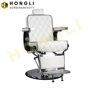 Chaise de barbier inclinable en gros, chaise de salon tout usage blanche, mobilier de salon de coiffure, chaise de barbier pas chère pour salon de coiffure - Product Image 3
