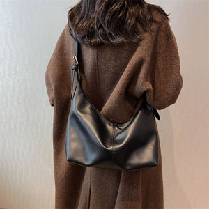 Bolsos de mujer, bolso cruzado de cuero suave Vintage, bolso de hombro para mujer para exteriores, bolsos de uso diario de gran capacidad a la moda para mujer, bolso de mano - Product Image 4