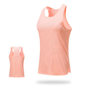 Chaleco deportivo transpirable de cuello cuadrado, ligero y de secado rápido para mujer, para entrenamiento de atletismo y maratón - Product Image 2
