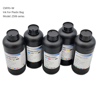 Tinta Printer Seri CSJ 2506 CMYK Putih 1000ML Tinta UV Digunakan untuk Printer Digital untuk Pencetakan Kantong Plastik