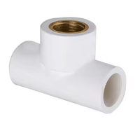 Soket Adapter wanita kuningan UPVC/PPR/CPVC merah kualitas tinggi Reducer Coupling Elbow Tee dipoles Pipa air perlengkapan pipa