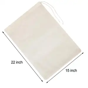 Bag Pouches Custom Packing Fabric Pouch Small Drawstring Bag Cotton Muslin Organic Tea Bags