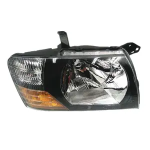 Para Mitsubishi V73 Pajero Montero 2001-2006 faros LED lámpara de luz delantera cromada para modelos 2001-2006