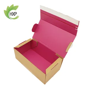 Custom Printing Matte Finish Corrugated Paper Kraft Cardboard Cosmetic Make up Paper Box for Cosmetic Rigid Boxes Clothing C007