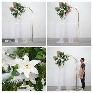 Bestseller Wedding Arch Backdrop Floral <b>Set</b> for Luxury Wedding Decoration Hotel Banquet Durable Artificial Flowers - Product Image 3
