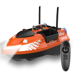 Flytec V802 Pro <span class=keywords><strong>Barca</strong></span> da Pesca RC per Carpe con GPS, Mimetica Forestale, 500M, 160 Punti, Doppia Antenna, 4 Contenitori, 3KG - Product Image 4