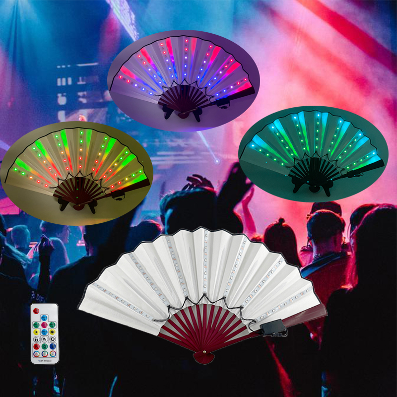 Remote Control LED Folding Fan Bar