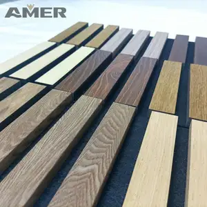 Модели Amer 3d, Заводские поставщики, модель из массива дерева, акустическая деревянная панель из натурального дуба, звукоизоляционные стеновые панели