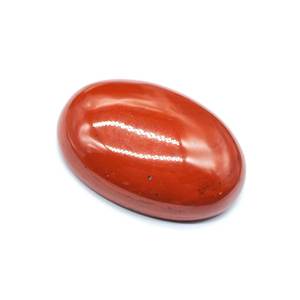 Ajuste de joyería cabujón de corte ovalado de varios tamaños de jaspe rojo - Product Image 2