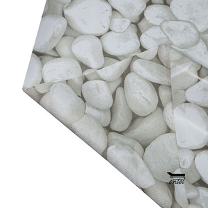 Marbre PVC clôture de confidentialité bandes d'intimité en aluminium tapis à double tige <span class=keywords><strong>pour</strong></span> clôture de jardin - Product Image 3