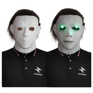 Маска паники при лунном свете для взрослых, вечеринка, Майкл Майерс, Mcmel, ночная маска для глаз, новая латексная основная маска из фильма ужасов на Хэллоуин