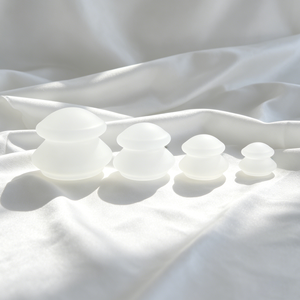 Juego de 4 Ventosas de Silicona <span class=keywords><strong>para</strong></span> Masaje, Reducción de Celulitis, Liberación Miofascial, Ventosas Transparentes Esmeriladas, Herramienta de Terapia Corporal - Product Image 2