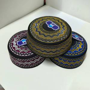 Nuevo gorro de oración musulmán bordado para hombre, sombreros y gorras étnicas de un buen vendedor de moda. - Product Image 6