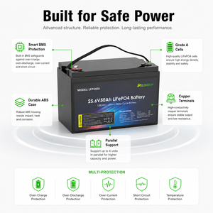 Batería Estacionaria Portátil OEM Personalizada de 12V 50Ah-628Ah para Cámaras de Seguridad, Cercas Eléctricas en Áreas Rurales, en Caja - Product Image 5