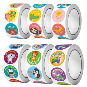 Pegatinas de Recompensa Dentales Personalizadas <span class=keywords><strong>para</strong></span> Niños, Rollo de Etiquetas Autoadhesivas con Dibujos Animados <span class=keywords><strong>para</strong></span> el Cepillado de <span class=keywords><strong>Dientes</strong></span>, <span class=keywords><strong>para</strong></span> Dentistas, Maestros y Material Escolar - Product Image 3