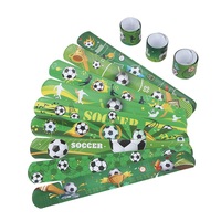 Set de 12 Pulseras de Bandera para Fiestas de Cumpleaños, Recuerdos para Bolsas de Regalo