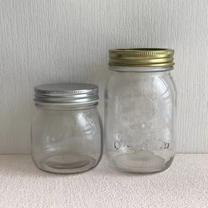 Pot <span class=keywords><strong>de</strong></span> <span class=keywords><strong>conservation</strong></span> pour fruits et légumes, pot <span class=keywords><strong>de</strong></span> conserve pour garde-manger, pot à gelée conique avec couvercle noir - Product Image 5