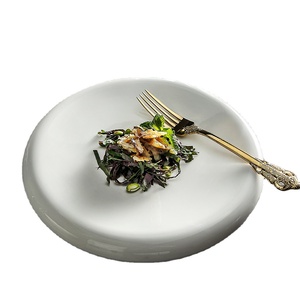 Chef favorito forma redonda Vajillas Platos De Porcelana hogar carne plato vajilla para restaurante platos Plat - Product Image 6