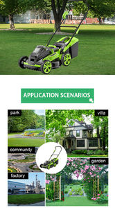 <span class=keywords><strong>Tondeuse</strong></span> <span class=keywords><strong>à</strong></span> <span class=keywords><strong>gazon</strong></span> sans fil automatique, <span class=keywords><strong>tondeuse</strong></span> <span class=keywords><strong>à</strong></span> <span class=keywords><strong>gazon</strong></span> <span class=keywords><strong>à</strong></span> <span class=keywords><strong>batterie</strong></span>, machine <span class=keywords><strong>à</strong></span> tondre l'herbe, bricolage, 36V, avant 140mm et arrière 140mm, poussée manuelle - Product Image 4