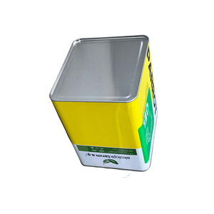 Lata Cuadrada Vacía de Hojalata de Grado Alimenticio para Aceite de Oliva con Tapa Grande para Almacenamiento de Aceite de Oliva - Product Image 5