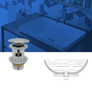 Drain d'évier en acier inoxydable de conception compacte et légère pour salles de bains RV - Product Image 4