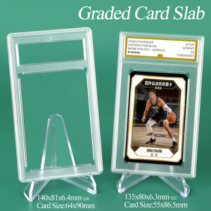 Estuche acrílico SUNSHING para tarjetas clasificadas PSA, CGC, SGC, Beckett, para exhibición de tarjetas coleccionables de Pokémon, Yugioh, TCG y deportes. - Product Image 2