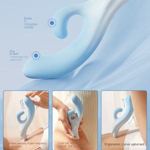 Volwassen Snoep Gefluister Telescopische Vibrator Dubbele Sextoy Met Vloed Met Vrouwelijke Masturbator Seksspeeltje - Product Image 4