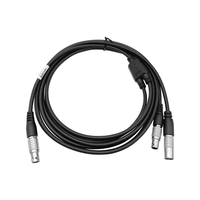 Câble d'alimentation et de données GEV205 748418 de 1,8 m pour récepteur GNSS RTK GS09 GS15 vers batterie externe GEB171 et boîtier radio GFU