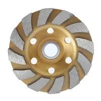 Disque diamanté turbo robuste de 100 mm (4 pouces) à 12 segments pour meuleuse d'angle, idéal pour le béton, la pierre, la céramique et le métal