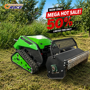 Tondeuse à gazon diesel RC robotisée à fléaux sur chenilles, 500mm, 600mm, 800mm, 900mm, à prix réduit, pour usage domestique, jardin et agricole - Product Image 1