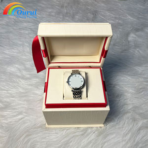 Coffret de montre de luxe, emballage complet avec sac cadeau, porte-cartes, certificat et nœud, boîte cadeau pour montre - Product Image 3