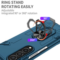 Coque de Téléphone Mobile Aimantée Type Mecha et Anti-Chute pour Samsung Galaxy Z Fold 7, Housse de Protection Compatible avec Samsung Z Fold 6 5 4 3 2