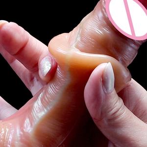 マッサージマッサージマッサージ女性セックスショップ用,大厚シリコーンディルドペニス - Product Image 4