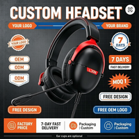 Casque filaire LDON X3 à latence nulle, adapté aux jeux quotidiens et à tous les types d'e-sport, interface USB universelle pour ordinateur