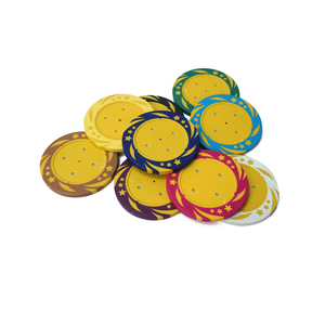 Fichas de póker profesionales de arcilla blanca, 14g, tres estrellas, 40mm, con núcleo de hierro, fábrica personalizada, sin palos para juego de entretenimiento de casino - Product Image 3