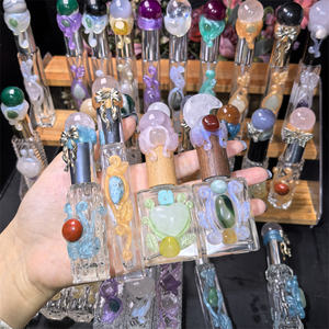 Botella <span class=keywords><strong>de</strong></span> cristal hecha a mano al por mayor para adorno navideño - Product Image 1