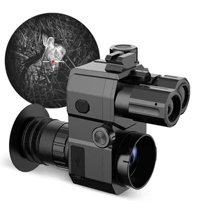 High Resolution digital night vision scope monocular telescope camera scope with built-in laser range finder