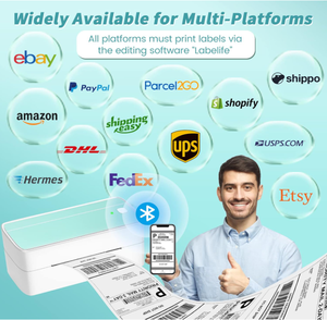 Impresora de Etiquetas de Envío Inalámbrica Phomemo <span class=keywords><strong>PM</strong></span> 241/245/249 BT, Impresora Térmica, Impresión Térmica de Existencias, Máximo 108 mm, 150 mm/s - Product Image 3