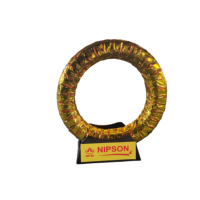 NIPSON 170/80-15 Chambre à air de moto neuve pour pneu de moto à paroi latérale blanche, robuste, pour Cruiser et Touring, de qualité usine