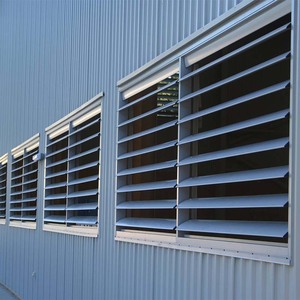 Système de protection solaire à lamelles réglables en aluminium pour les projets de façade extérieure - Product Image 4