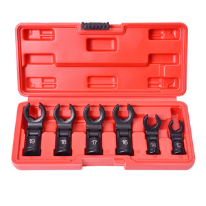 Meiyi Tools Adjustable Hydraulic Hose Wrench Open End 1000lb Ft <b>Torque</b> Automotive Repair Brake Excavator Use - Product Image 2