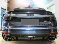 Pare-chocs arrière noir pour Audi A4 Upgrade RS4 ABT 2017-2020 Body Kit PP Material