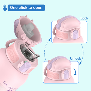 550ml 3d Printing Baseball Cap Lid Mermaid Printing Double-wall Stainless Steel <b>Bottle</b> Vacuum <b>Flask</b> For Kids Travel Drinkware - Product Image 2