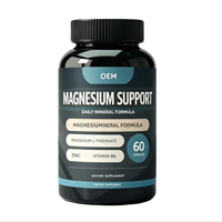 Capsules de L-Thréonate de Magnésium OEM 500mg – Formule Minérale Nutritive pour Usage Quotidien – Étiquetage Personnalisé et Soin des Étiquettes