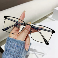 Gafas QUEJOEY con bloqueo de luz azul, montura cuadrada, estilo liso Unisex, gafas para ordenador, gafas de moda antiradiación para miopía