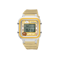 Montre numérique 2026 Virtue avec boîtier ABS, motif ours mignon, bracelet en plastique, alarme, sport, décontractée, logo personnalisé