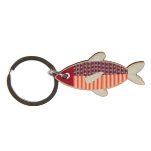 DIY Shape Custom Wooden Keychain Keyring